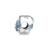 Frozen Winter Crystal Charm Fits Bracelets Sterling Silver Beads