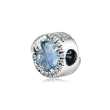 Frozen Winter Crystal Charm Fits Bracelets Sterling Silver Beads