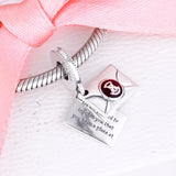 Silver 925 Hogwarts Acceptance Letter Charm for Bracelets