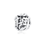 Silver 925 Infinity Charm for Bracelets Sterling Silver Beads