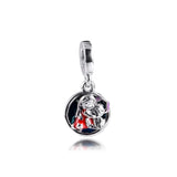 Silver 925 Lilo & Stitch Family Dangle Charm Fits Bracelets Sterling Beads
