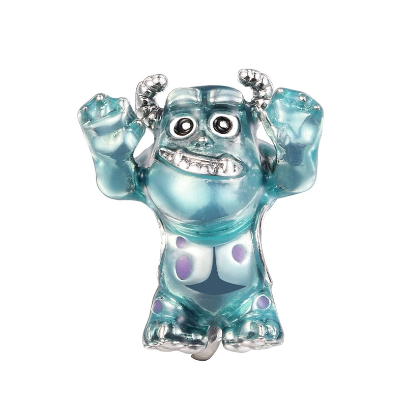 Sterling Silver Monster Sulley Charm for Bracelets