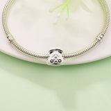 Silver 925 Stormtrooper Helmet Charm for Bracelets Sterling Beads