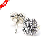 Silver 925 Stud Earrings Petals of Love For Women Sterling Silver Earrings