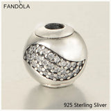 925 Sterling Silver Small Hole Essence Beads Charms for Bracelets