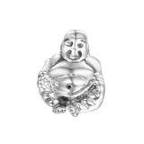 Sterling Silver Smiling Buddha Charms for Bracelets