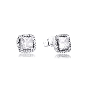 925 Silver Stud Earrings Elegant Sparkle Timeless Design