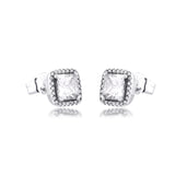 925 Silver Stud Earrings Elegant Sparkle Timeless Design