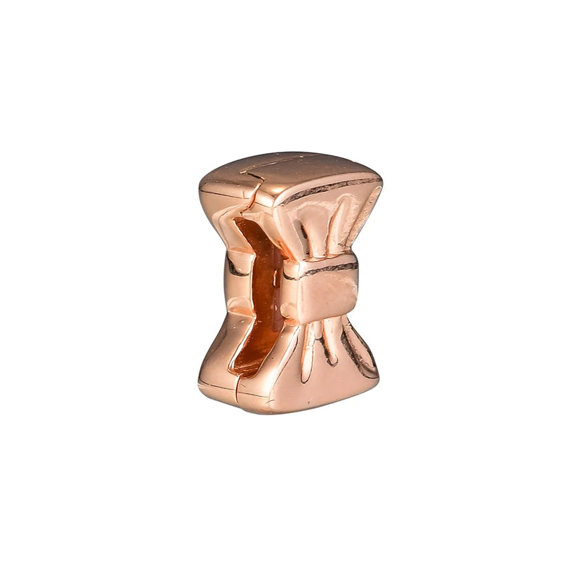 Sweet Bow Clip Charm Bead for Bracelets