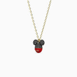 Mouse Necklace with Chain for Women's Jewelry