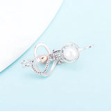 925 Silver CZ Rose Flower Necklace Cage Pendant DIY Valentine Charms