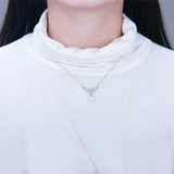 925 Silver Pendant Necklace with 6-7mm Round Pearls FSN050SB