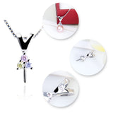 925 Sterling Silver Three Stone Pearl Pendant for Girls