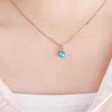 10pcs Small Sterling Silver Round Pearl Pendant Mounting for Women SP402SB