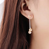 Sterling Silver Pearl Earring Mounting for Women Wedding SE144SB