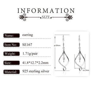 925 Sterling Silver Earring Hooks for Wedding Earrings SE163SB
