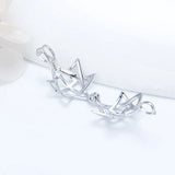 925 Silver Hexagram Locket Pendant Mason Logo Shaped Silver 925 Pearl Cage
