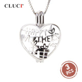 925 Sterling Silver Hollow Charms Pendant for Women Necklace Jewelry