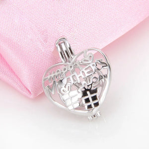 925 Sterling Silver Hollow Charms Pendant for Women Necklace Jewelry