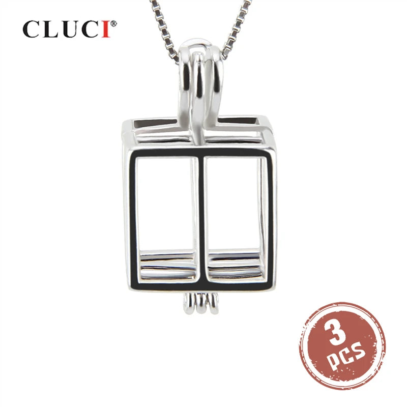 3pcs Silver 925 Christmas Pendant for Women SC145SB