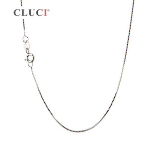 Fashional Women 925 Silver Box Necklace Chain SN008SB-1