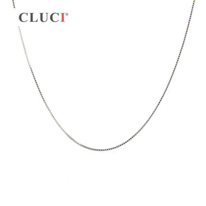 Fashional Women 925 Silver Box Necklace Chain SN008SB-1