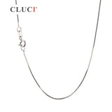Fashional Women 925 Silver Box Necklace Chain SN008SB-1