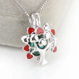 Life Tree Shaped 925 Silver Pendant for Necklace Making