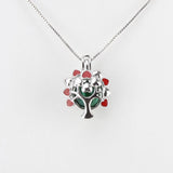 Life Tree Shaped 925 Silver Pendant for Necklace Making
