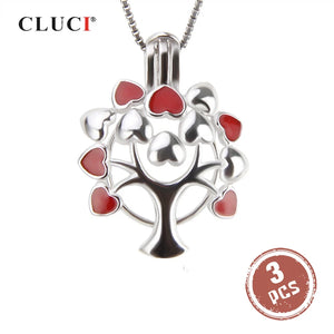 Life Tree Shaped 925 Silver Pendant for Necklace Making