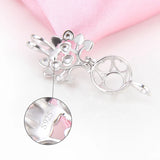 Life Tree Shaped 925 Silver Pendant for Necklace Making