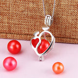 Love Heart Shaped Silver 925 Charms Pendant SC213SB