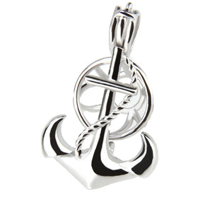 925 Sterling Silver Anchor Pendant for Women Jewelry Making