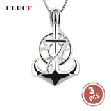 925 Sterling Silver Anchor Pendant for Women Jewelry Making