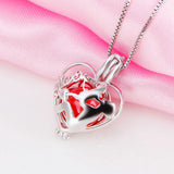 925 Sterling Silver Heart Shaped Pearl Locket Pendant