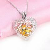 3pcs 925 Heart Pendant for Women Necklace Making Sterling Silver Jewelry