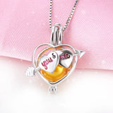 925 Love Arrow Heart Pendant Women Sterling Silver Charms SC219SB