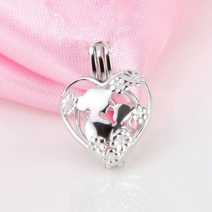 925 Love Heart Pendant for Mom Women Fine Jewelry