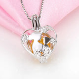 925 Love Heart Pendant for Mom Women Fine Jewelry