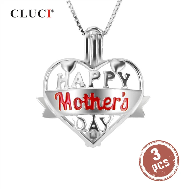 925 Sterling Silver Mother Gift Pendant Necklace Jewelry
