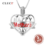 925 Sterling Silver Mother Gift Pendant Necklace Jewelry