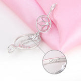 925 Sterling Silver Pearl Locket Pendant for Necklace SC240SB