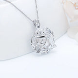 925 Silver Cupid Love Arrow Pearl Locket Pendant