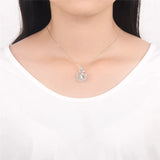 925 Silver Cupid Love Arrow Pearl Locket Pendant