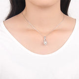Twisted Charms 925 Sterling Silver Necklace Cage Pendant