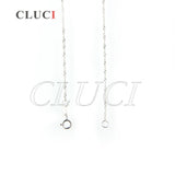 3pcs Girls' 925 Silver Wave Necklace Chain, 16 or 18 inch, SN015SB-1