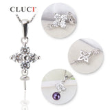 7mm Akoya Pearl Pendant 925 Silver DIY Fitting Jewelry Women