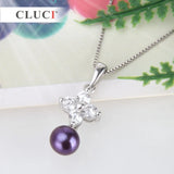 7mm Akoya Pearl Pendant 925 Silver DIY Fitting Jewelry Women
