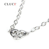 925 Silver Double Love Heart Charms Bracelet for Women Valentine Gift Jewelry