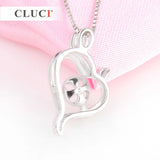 925 Silver Mother & Child Charm Pendant Necklace